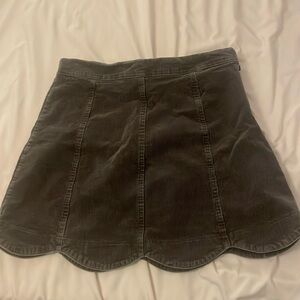 Altard State corduroy short black skirt